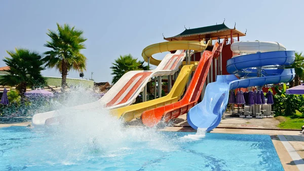 Serik / Antalya, Türkiye -28 Eylül 2012: Siam Elegance Resort & Spa aquapark