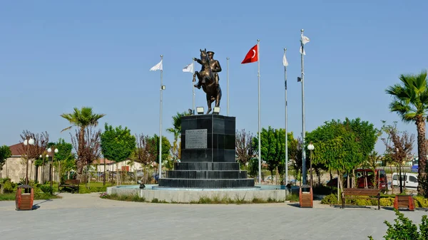 Serik Antalya Turkey September 2012 Mustafa Kemal Ataturk Monument — 스톡 사진