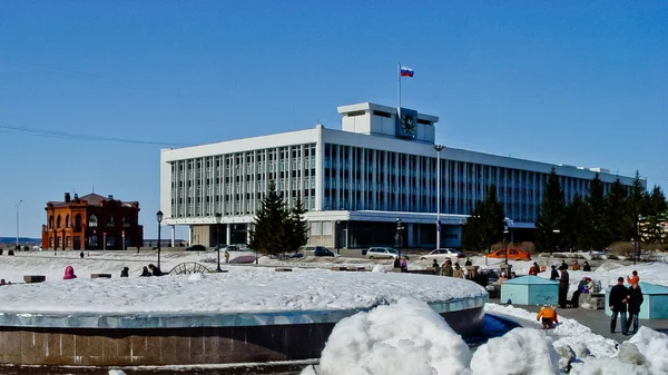 Tomsk Russia Aprile 2007 Amministrazione Della Regione Tomsk — Foto Stock