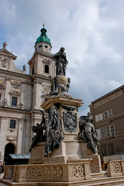 Salzburg Avusturya Eylül 2007 Marien Heykeli — Stok fotoğraf