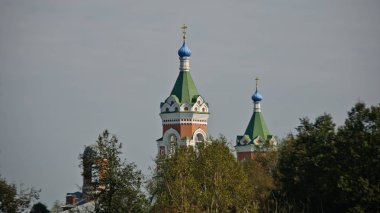 Mozhaysk, Rusya - 19 Eylül 2008: Azizler ve Salih Joachim ve Anna Kilisesi