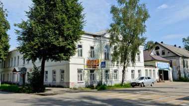 Ostashkov, Rusya - 5 Ağustos 2016: Şehir manzarası