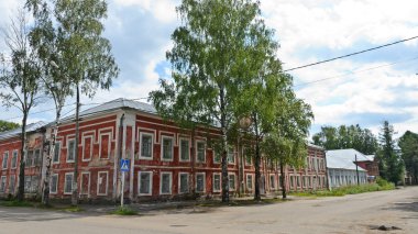 Ostashkov, Rusya - 5 Ağustos 2016: Şehir manzarası
