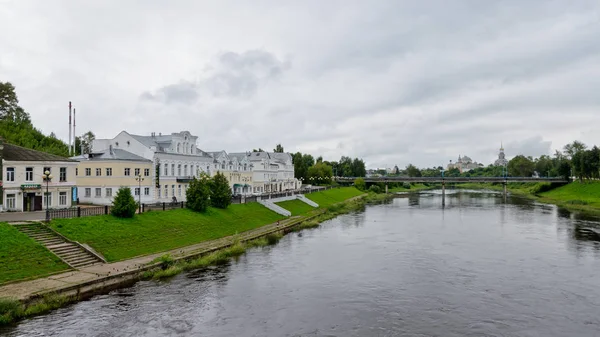 Torzhok Ryssland Augusti 2016 Tvertsa River — Stockfoto