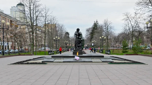 Belgorod Ρωσία Δεκεμβρίου 2012 Μνημείο Αιώνιας Φλόγας — Φωτογραφία Αρχείου
