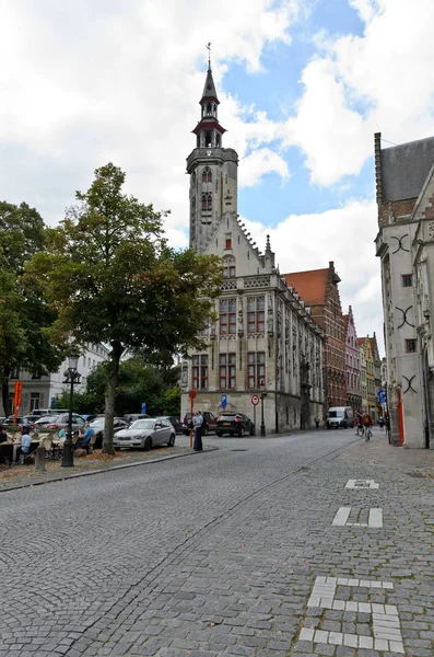 Bruges Belgio Settembre 2014 Vista Sulla Città — Foto Stock