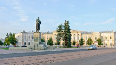 Tver, Rusya - 27 Haziran 2012: Lenin Meydanı
