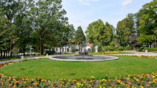 Arandjelovac Serbia Września 2014 Park Bukovichke — Zdjęcie stockowe