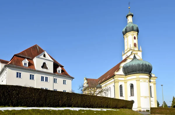 Biberbach Deutschland Februar 2015 Kirche Von Sebastian — Stockfoto