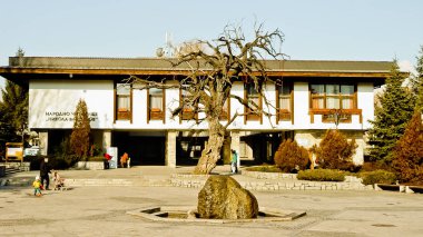 Bansko, Bulgaristan - 6 Ocak 2007: Şehir Kütüphanesi