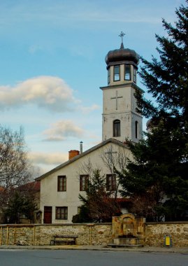 Dobrinishte, Bulgaristan - 6 Ocak 2007: Dobrinishte Kilisesi