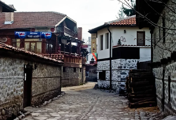 Bansko Bulgaria Enero 2007 City View — Foto de Stock