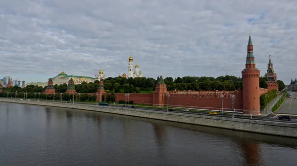 Москва Россия Августа 2020 Года Москва Река — стоковое фото