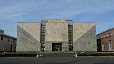 Moskova, Rusya - 05 Ağustos 2020: VDNKh, Pavilion No. 12 Sendika