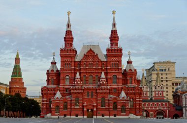 Moskova, Rusya - 30 Eylül 2020: Devlet Tarihi Müzesi