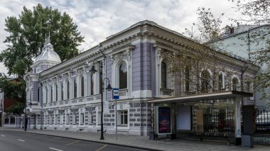 Moskova, Rusya - 30 Eylül 2020: Tüccar evi