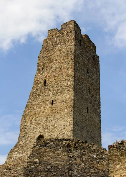 Hauptturm Der Burg Okor Tschechische Republik — Stockfoto