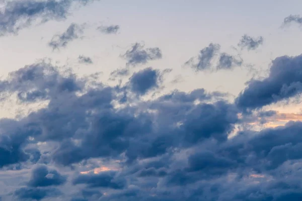Belle Nuvole Tempesta Blu — Foto Stock