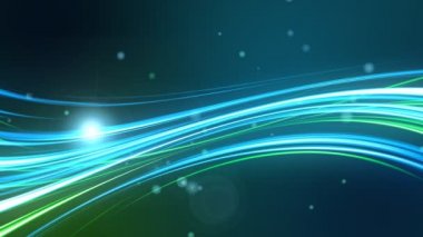 Soyut Mavi ve yeşil dalga