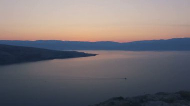 Küçük tekne float deniz Sunrise