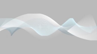 Gri zemin üzerine mavi ve beyaz dalga