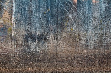 Kaba mavi beton doku