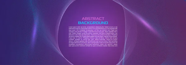 Vektor Abstrakt Bunten Hintergrund Mit Gepunkteter Welle Violetter Farbe — Stockvektor
