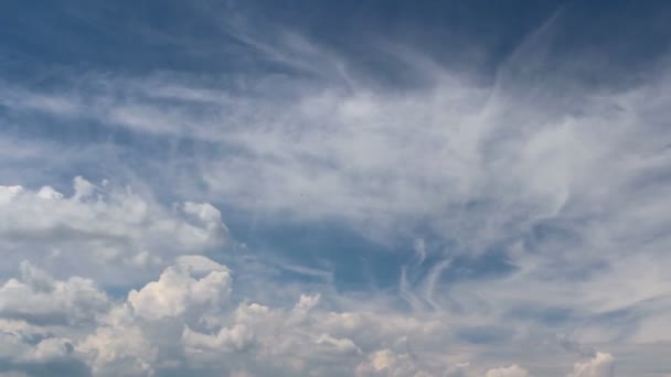 Laps Temps Cumulus Incroyable Sur Ciel — Video