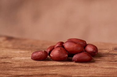 fıstık arka plan kuru. kadar kuru fıstık kapatın. Seçici odak. güzel bokeh