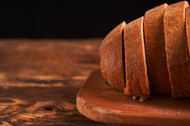 teasty eve yiyecek ekmek kavramı yakın çekim