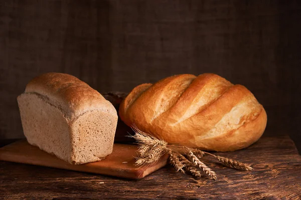 Fresh homemade bread. Crisp. Bread at leaven. Unleavened bread