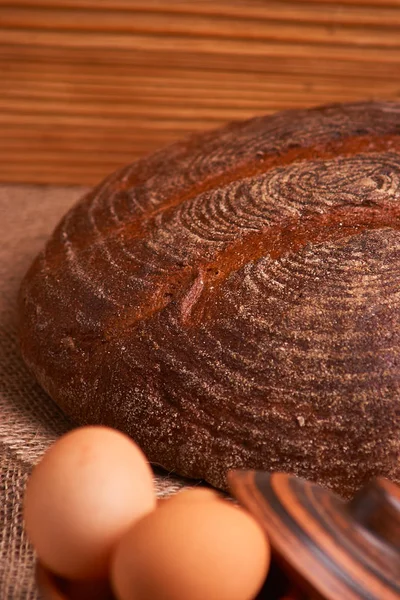 Fresh homemade bread. Crisp. Bread at leaven. Unleavened bread. dietary bread