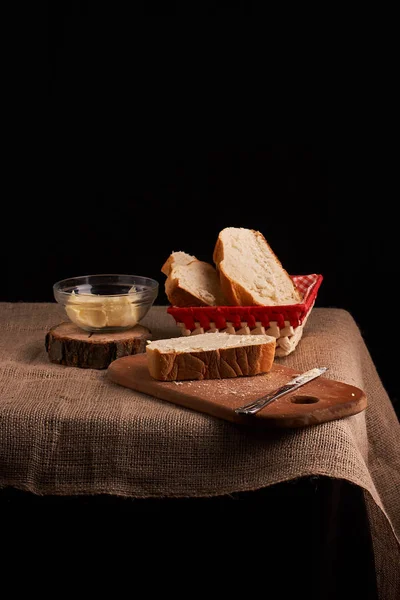 Fresh homemade bread. Crisp. Bread at leaven. Unleavened bread. dietary bread