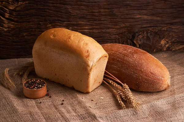 Fresh homemade bread. Crisp. Bread at leaven. Unleavened bread. dietary bread