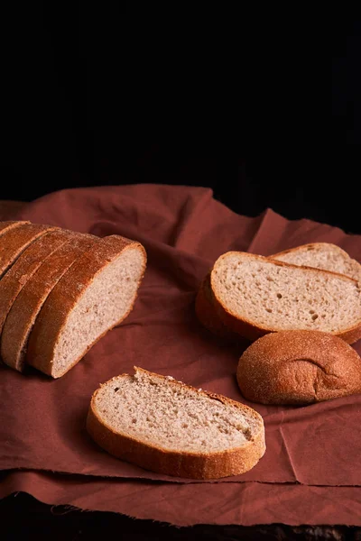 Fresh homemade bread. Crisp. Bread at leaven. Unleavened bread. dietary bread