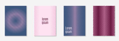 Gradyanlı minimalist kapak şablonu