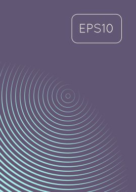 Gradyanlı minimalist kapak şablonu