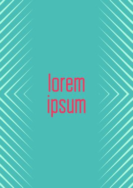 Gradyanlı minimalist kapak şablonu