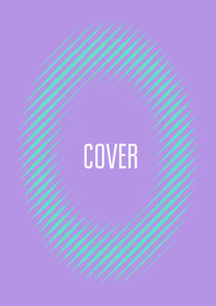 Minimalistic cover template set with gradients — Stock Vector