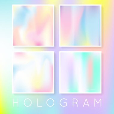 Holografik arka set.