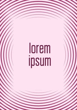 Gradyanlı minimalist kapak şablonu