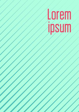 Minimalist renkli arka kapak