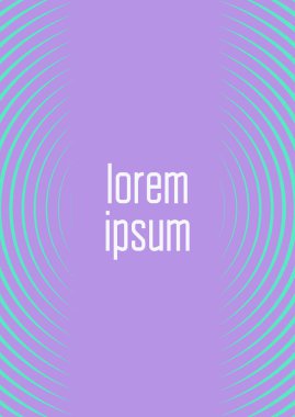 Gradyanlı minimalist kapak şablonu