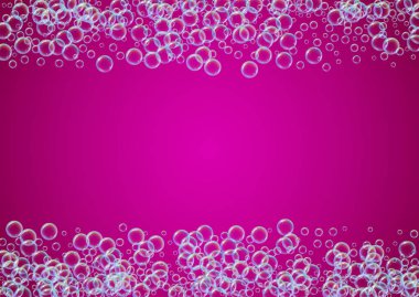 Degrade arka plan üzerinde temizlik köpük