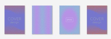 Gradyanlı minimalist kapak şablonu