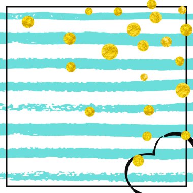 Noktalı altın parıltısı konfetisi