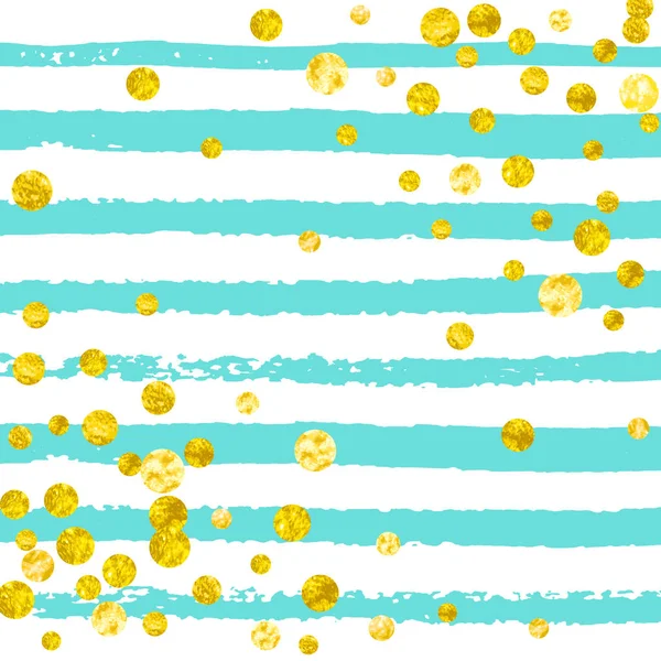 Noktalı altın parıltısı konfetisi