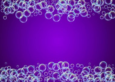 Degrade arka plan üzerinde temizlik köpük