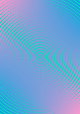 Gradyanlı minimalist kapak şablonu