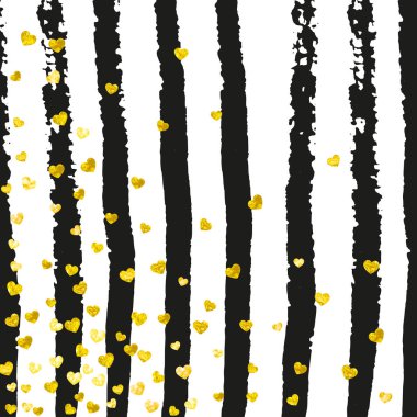 Noktalı altın parıltısı konfetisi